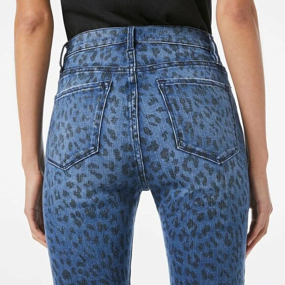 Frame Ali High Rise Leopard-Print Cigarette Jean 28 - Picture 11 of 12